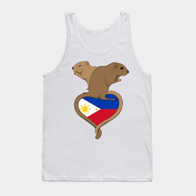 Gerbil Philippines (light) Tank Top by RampArt